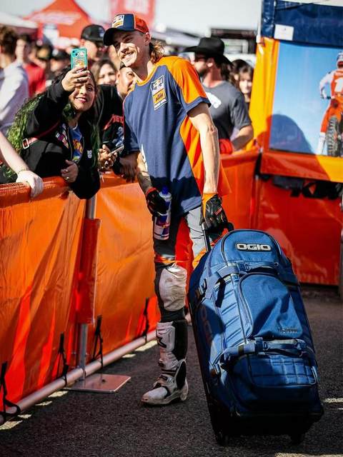 American Ogio 9800 Motorcycle Equipment Bag, Off-Road Protective Gear Bag, Ski Downhill Mx Multi-Functional Trolley Bag