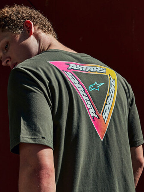 Alpinestars/A Star T-Shirt Short-Sleeved Pure Cotton Cycling Sports T-Shirt Off-Road Motorcycle Short-Sleeved Racing T-Shirt