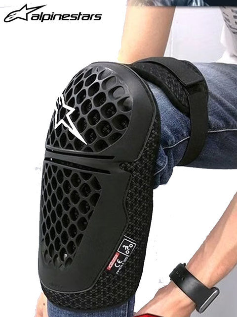 Italian A-Star Motorcycle Elbow and Knee Protectors, Mountain Biking Elbow Protectors, Motorcycle Riding Leg Protectors, Off-Road Protective Gear