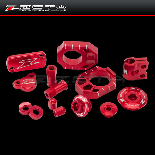 Japanese Imported Zeta Off-Road Motorcycle Full Vehicle Modification Parts Cnc Decorative Parts Aluminum Alloy Modification Parts for Imported Vehicles