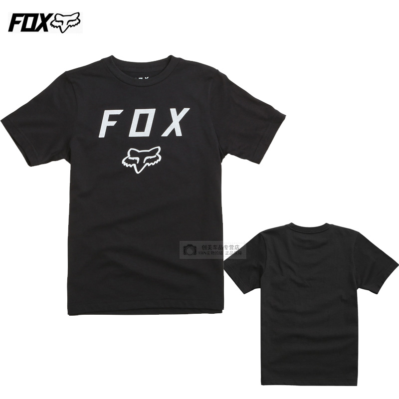Trẻ em Mỹ FOX Mùa hè Áo thun xe máy nam Áo thun ngắn tay Mẫu quần áo Thiết bị hiệp sĩ Racing Top găng tay chạy xe