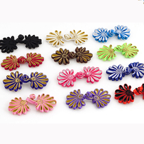 Color handmade clothing disc buckle qipao retro style peacock-style peacock screen for buttoned Chinese wind decoration DIY buttons