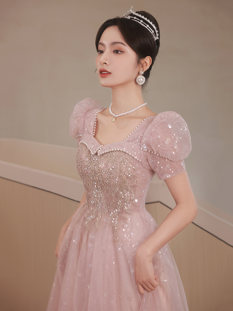 Fuchsia advanced elite evening dress for princess, high-quality style Fuchsia advanced elite evening dress for princess, high-quality style