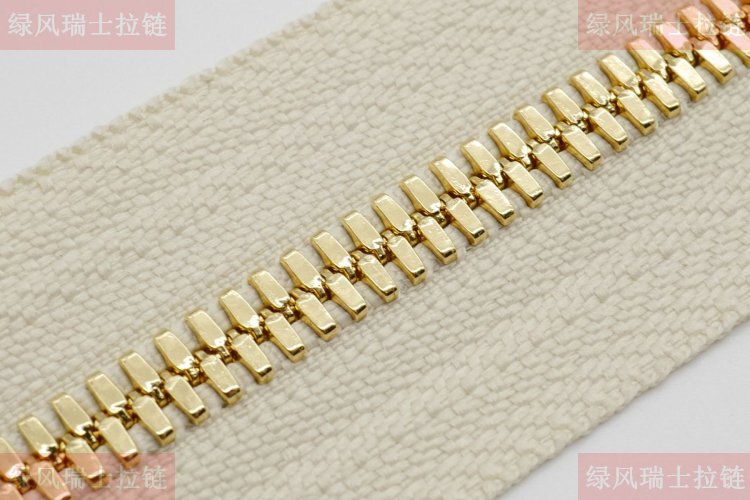 M4.M6 Is Comparable to Swiss Riri Corn Metal Zippers/Ivory Gold Rice-Colored Zipper Accessories Sold Separately