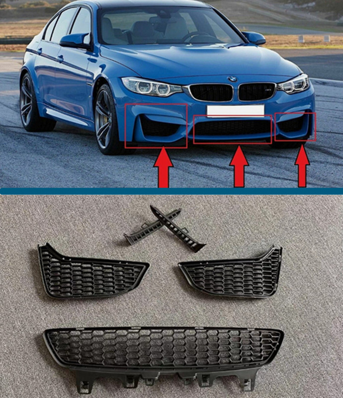 Suitable for Bmw 4 Series F80 F82 Front Bumper Grille F83 Air Intake M3 Vent M4 Mesh Trim Panel Suitable for Bmw 4 Series F80 F82 Front Bumper Grille F83 Air Intake M3 Vent M4 Mesh Trim Panel