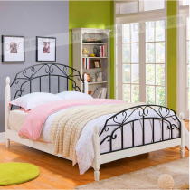 ins iron bed Twin Beds 1 5 m 1 2 m 1 8 Iron Art Bed One Metre Two Bed Iron Bed Iron Frame Bed Modern Brief