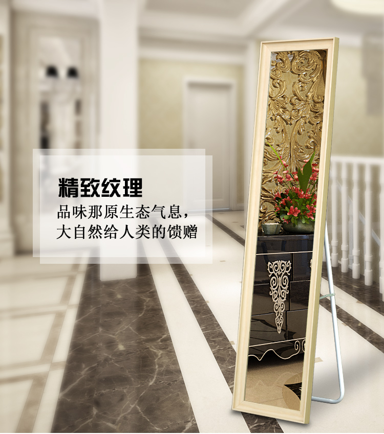 Gương chống cháy nổ cơ thể khung treo tường lắp gương phù hợp gương có thể tháo rời - Gương gương đứng có đèn