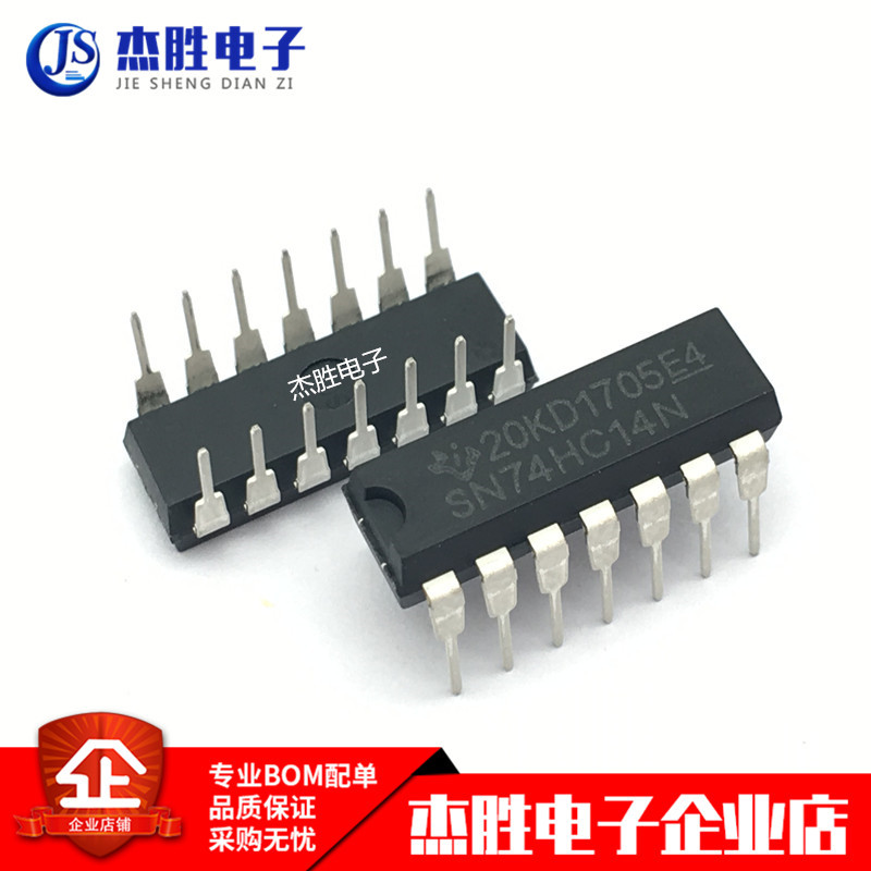 Brand new original SN74HC14N SN74HC14N 74HC14N 74HC14 74HC14 DIP-14 Straight plug high-speed CMOS device