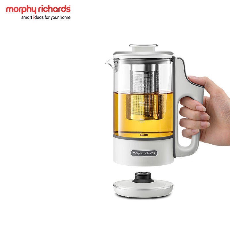 摩飞电器 MR6085 便携养生壶 分体底座款 0.6L 典雅白