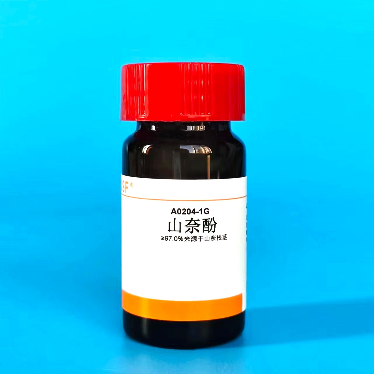 科研实验试剂/山奈酚/Kaempferol/CAS：520-18-3/&ge;97％/100mg