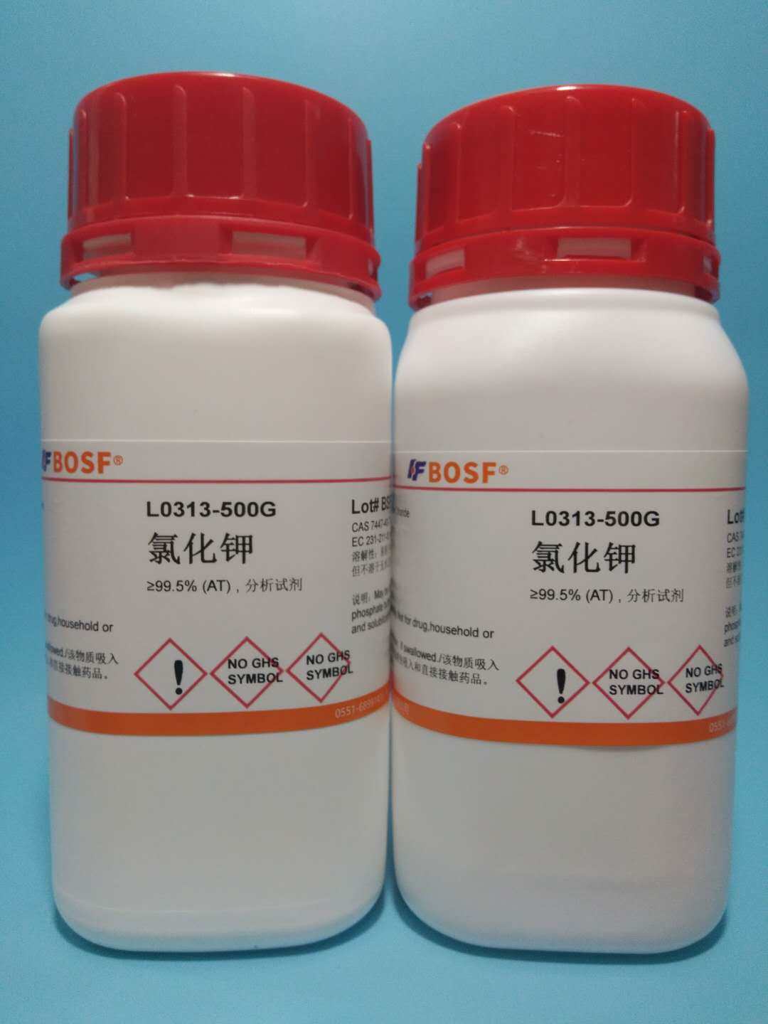 氯化钾 GR级 优级纯氯化钾 分析纯 KCL 7447-40-7 &ge;99% 500G