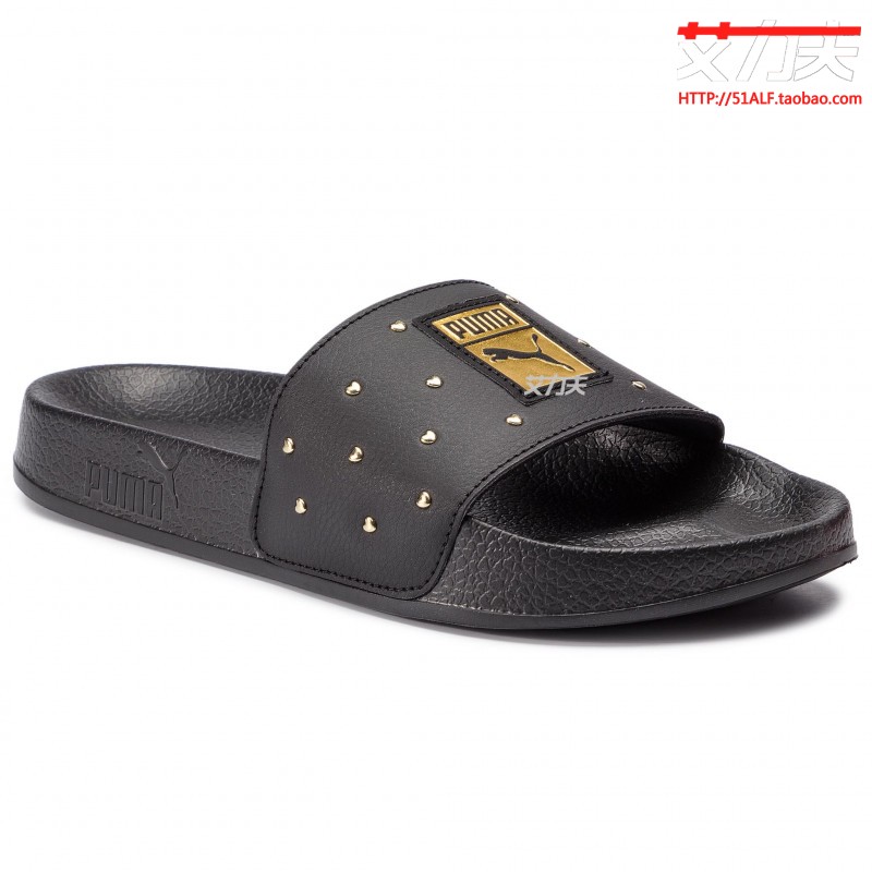 PUMA PUMA dép thể thao dép đi biển đôi giày nam và nữ đôi theo xu hướng vàng đinh tán tiêu chuẩn 369405 - Dép thể thao dép local brand