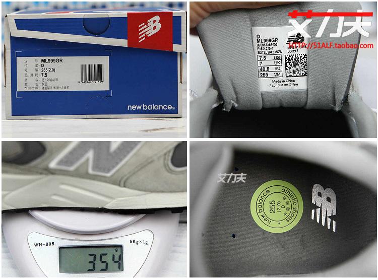 BALANCE MỚI giày nam và nữ giày retro giày chạy bộ NB999 nhân dân tệ ML999GR NV MRL999AG - Giày chạy bộ jordan dior cổ thấp