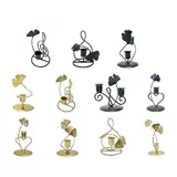 Напишите Iron Ginkgo Heart Halder Metal Candlestick