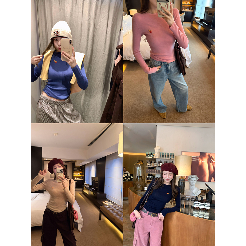 Realzz Zhangzhang German Yangzi Biella 100% Wool Seamless One-Piece Handmade Camel Wool Knit Sweater Realzz Zhangzhang German Yangzi Biella 100% Wool Seamless One-Piece Handmade Camel Wool Knit Sweater
