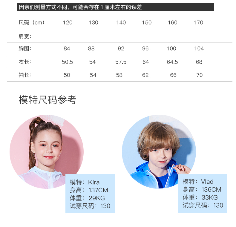 断码好价 诺诗兰 男女童 15D超薄防晒皮肤风衣 图9