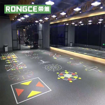 Fitness Room Gems 360 Private Teaching Children Body Fitness Floor Mat Custom Indoor Pvc Plastic Sports Floor Glues Abrasion Resistant