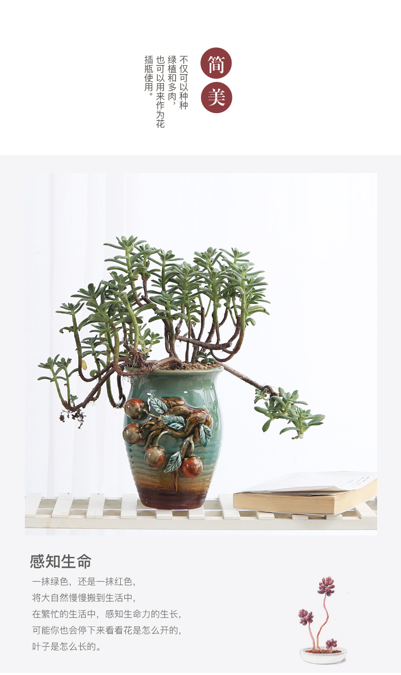 Hương vị hoa màu tím cát sáng tạo phần cao lớn cũ cọc xem tay quay đá đá pháp sư thở hoa khô bình hoa đầy sao - Vase / Bồn hoa & Kệ những bình hoa đẹp