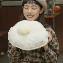 Warm baby rechargeable hot water bag plush cute poached egg Japanese cartoon explosion-proof hand warm water bag Electric