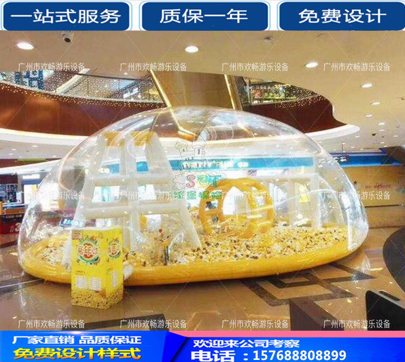 Large Outdoor Inflatable Water Crystal Palace one million Marine Globe Pool Transparent Tent Children Orchestra Mobile Pleasure Equipment