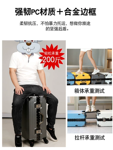 Вместительный и большой прочный универсальный чемодан подходит для мужчин и женщин