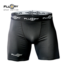 FLUORY fire base boxing panties Tight mens and womens quick-drying stretch fitness training running leggings Anti-wear shorts