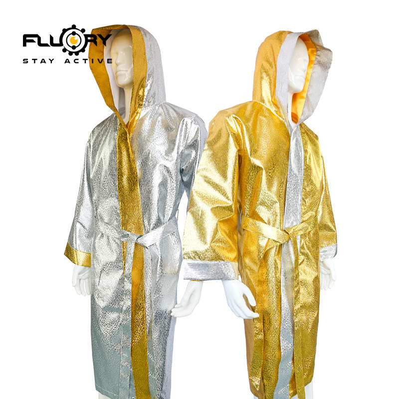 2018 Star boxing robe Muay Thai boxing Sanda appearance suit Cloak Cloak Tamron Chinese style boxing robe