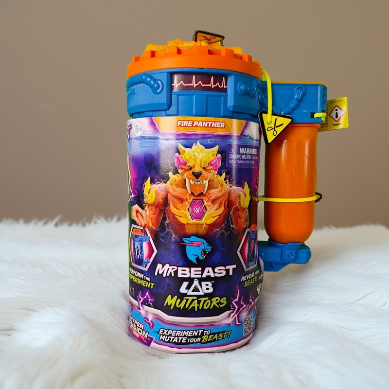 Mrbeast Lab Fire Panther Test Chamber Children's Educational Toy Mrbeast Lab Fire Panther Test Chamber Children's Educational Toy