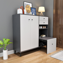 Shoe cabinet household door modern simple large-capacity storage entrance cabinet shoe cabinet one simple small apartment with shoe stool