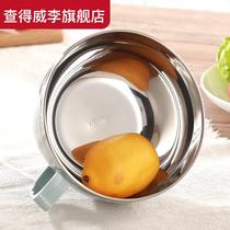 304 stainless steel instant noodle bowl with lid single dormitory student lunch box office worker portable thermal insulation lunch box large