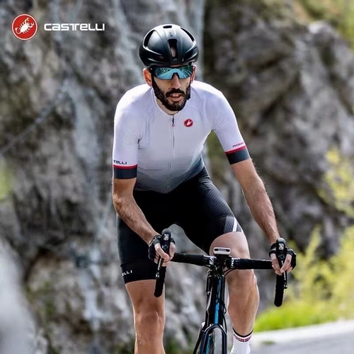 Итальянский Scorpion Castelli Aero Race 6.0 Мужская пневматическая конкурентная конкуренция в легкой связи циклически