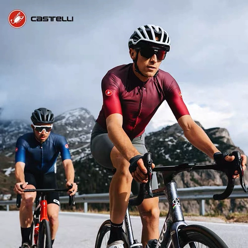 Итальянский Scorpion Castelli Aero Race 6.0 Мужская пневматическая конкурентная конкуренция в легкой связи циклически