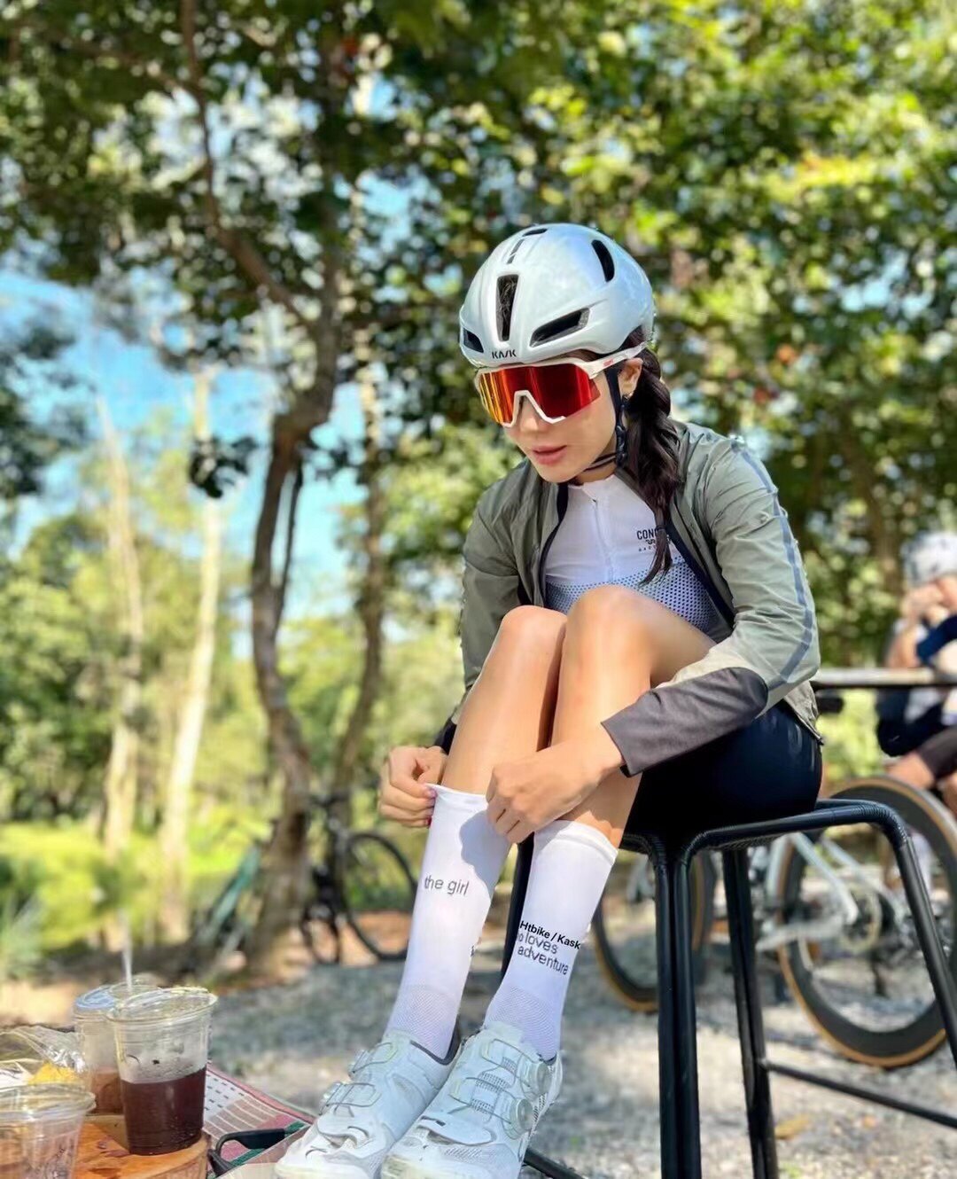 Italian KASK-UTOPIA (Utruscan) pneumatically broken wind road car riding helmet Paul smith joint