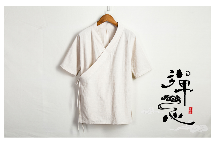 Căng tin đêm khuya Huang Lei với chiếc áo khoác tương tự Quần áo đầu bếp Quần áo Nhật Bản cotton Nhật Bản và vải lanh lỏng lẻo quốc tịch Hán quần thô nam