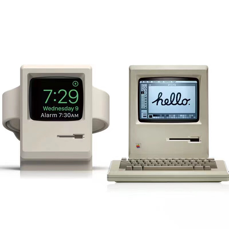 Suitable for Apple Watch Charging Stand iWatch Accessories Apple Watch Base Retro Computer Macintosh Suitable for Apple Watch Charging Stand iWatch Accessories Apple Watch Base Retro Computer Macintosh