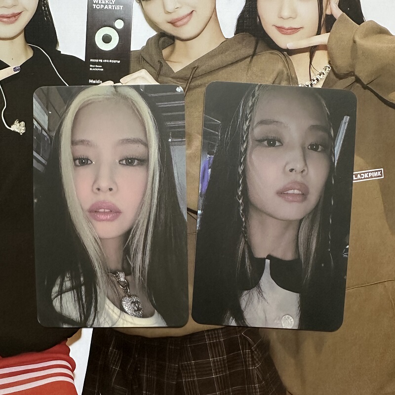 Jennie Blackpink Official Card Kim Ji-Ni Jennie with Highlights