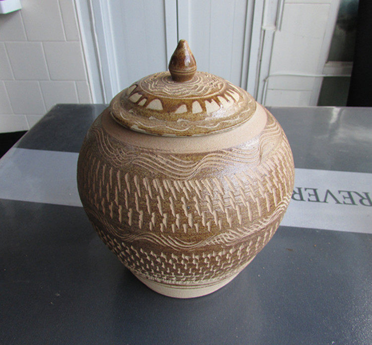 Yunnan Dali earthenware pot Handmade small earthenware pot Earthenware small vase Covered tea pot Glazed earthenware