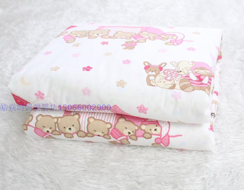 Mẫu giáo chăn ba mảnh cotton trẻ em bộ đồ giường cotton lõi tùy chỉnh phim hoạt hình nap bộ đồ giường gói