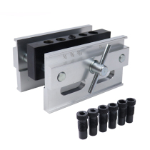 Straight hole locator Board connection drilling locator Vertical drilling fixture Round wood pin locator