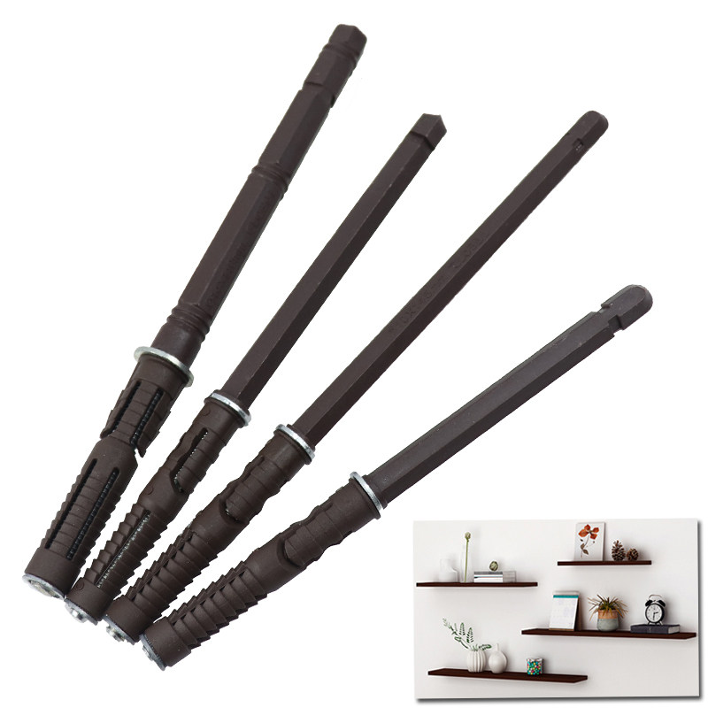 Layer bucket hidden partition puffing nails fixed expansion screw hidden screw hidden plate to place shelves