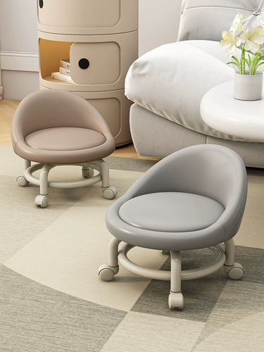 Wanxiang Wheel Plum Dowee Furniture Shoes Medice Mame Mall Stool с детским артефактом, чтобы отодвинуть назад стул Дети могут переместить скамейку