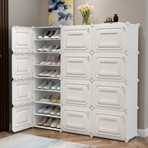 Simple shoe rack economical dormitory shoe cabinet house with narrow small open door and multi-layer dust collection cabinet