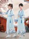 儿童汉服男童国学演出服中国风日常套装超仙小孩女童古装夏季薄款