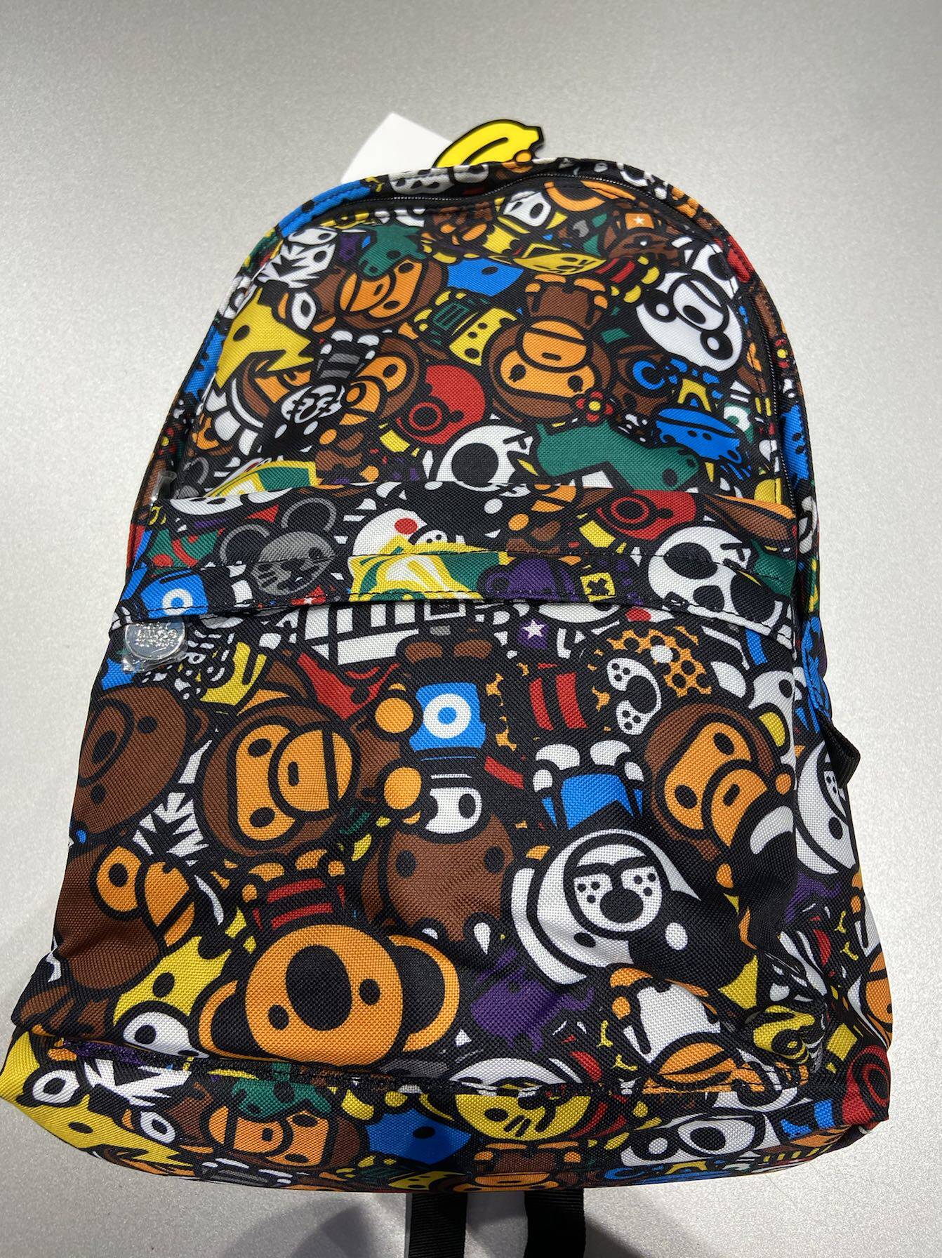 itBape baby milo zoo camouflage bag backpack 04700077 canvas