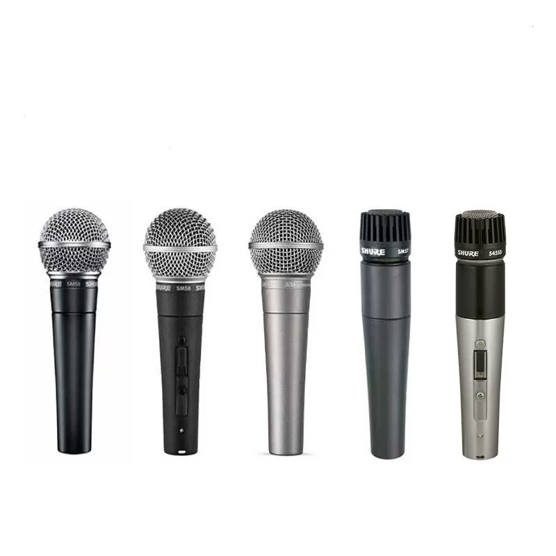 Профессиональный проводной микрофон Shure SM58/ SM57 для живого пения и записи на сцене