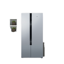 SIEMENS 630L morning fog gray intelligent dynamic constant temperature side-by-side refrigerator KA98NV143C