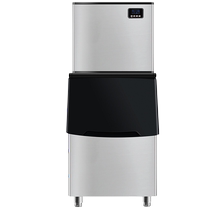 Ellis ice machine stainless steel shell milk tea shop bar commercial large automatic water adding cube ice