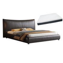 Dipu Chanel Leather Bed Bedroom Package CD01 Latex Mattress Reversible