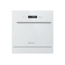 Sakura 10 sets of large-capacity dishwashers embedded in three-layer spray-type independent upper and lower layers 70-degree high-temperature washing W1002