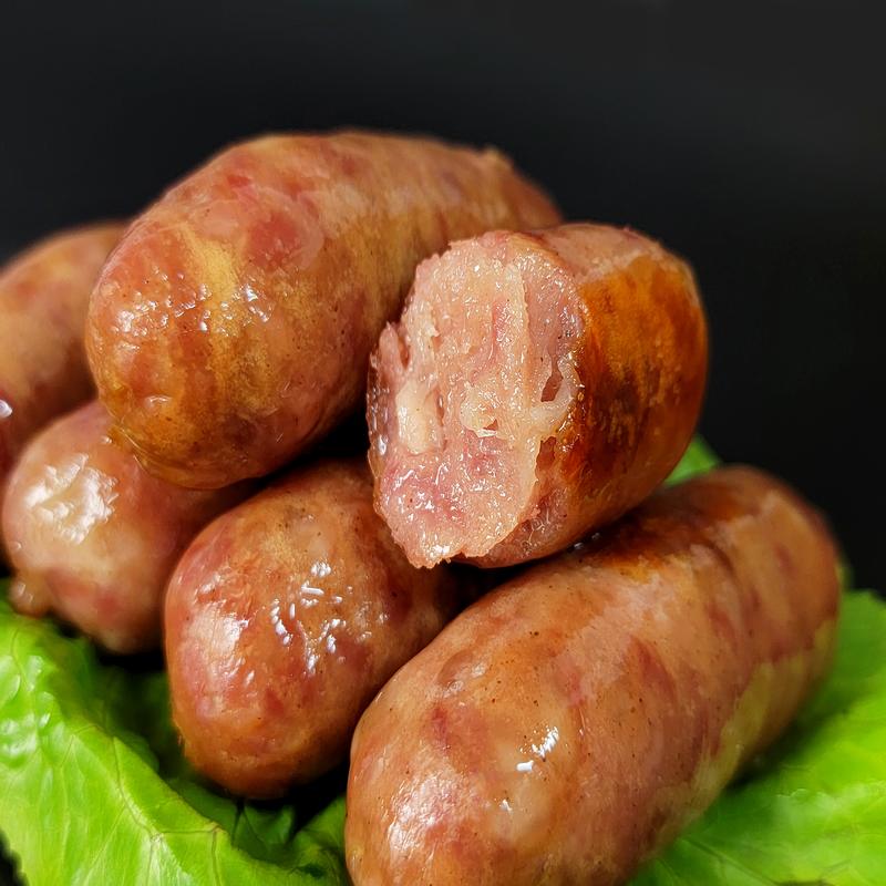 Dragon Back First Authentic Intestine Volcanic Stone Grilled Sausage Pure Savour Meat Sausage Hot Dog Crisp Leather Sausage Sausage 500g Packs Breakfast Barbecue